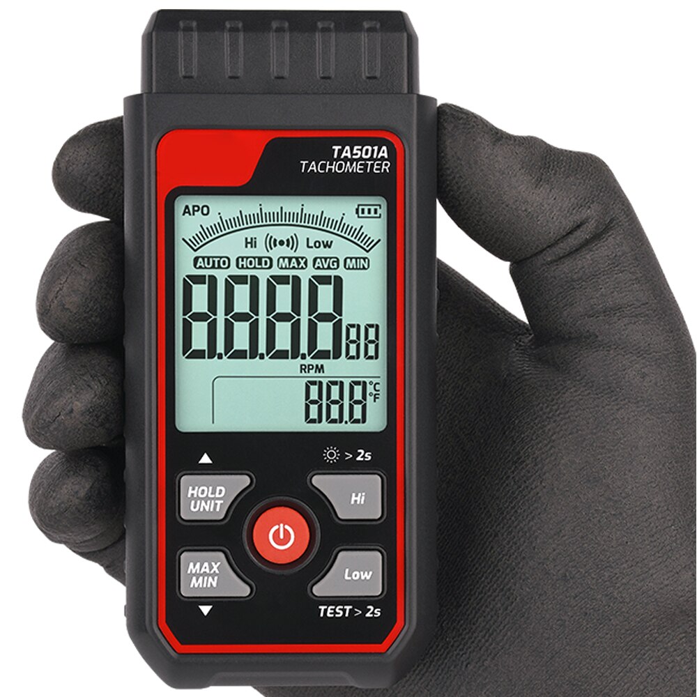 TA501A Laser Tachometer Up to  - Industrial Laser Tachometer ulasan dan harga