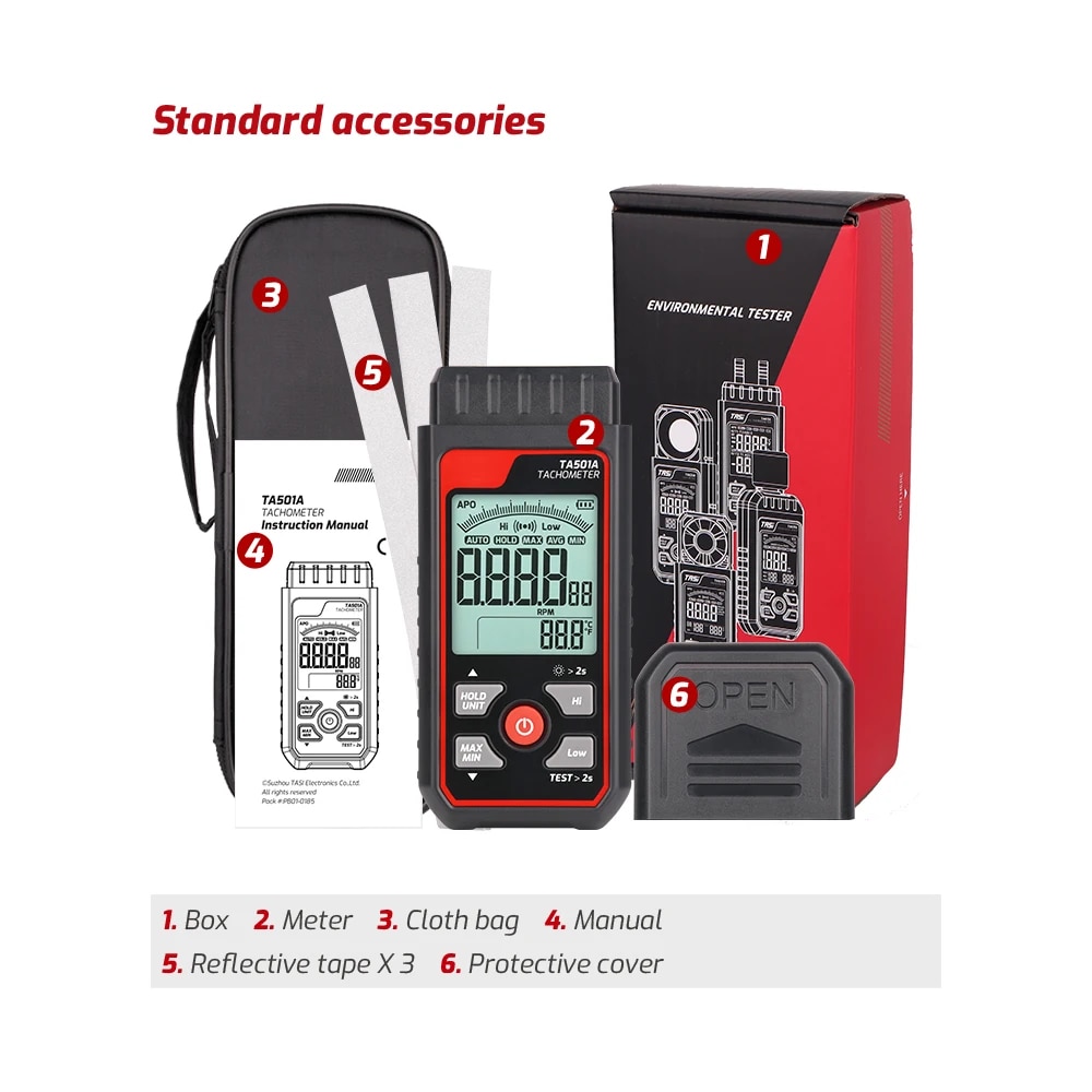 TA501A Laser Tachometer Up to  - Industrial Laser Tachometer ulasan dan harga