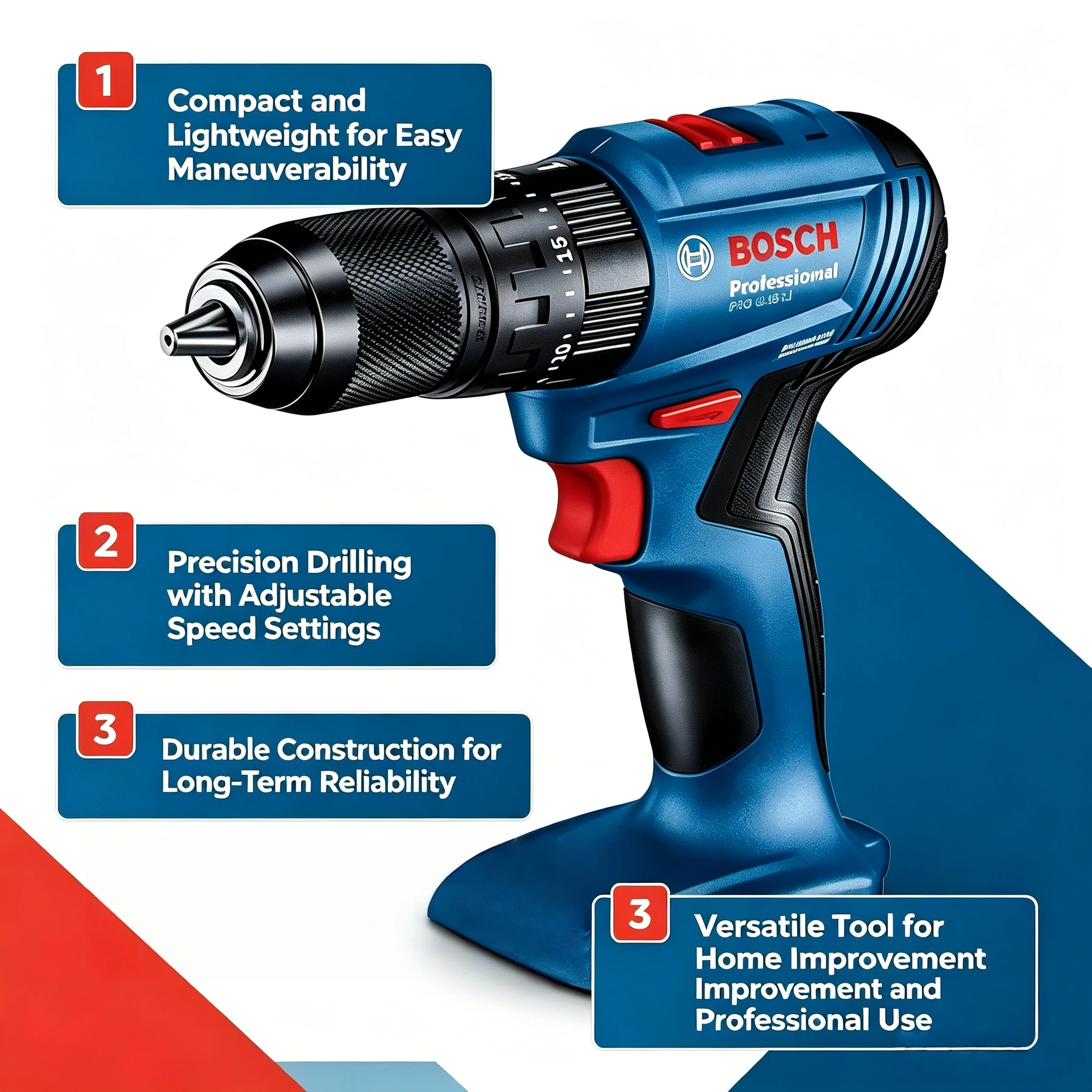 Bosch GSB 185-LI 18V Cordless  - Bosch Drill Gsb 18V ulasan dan harga