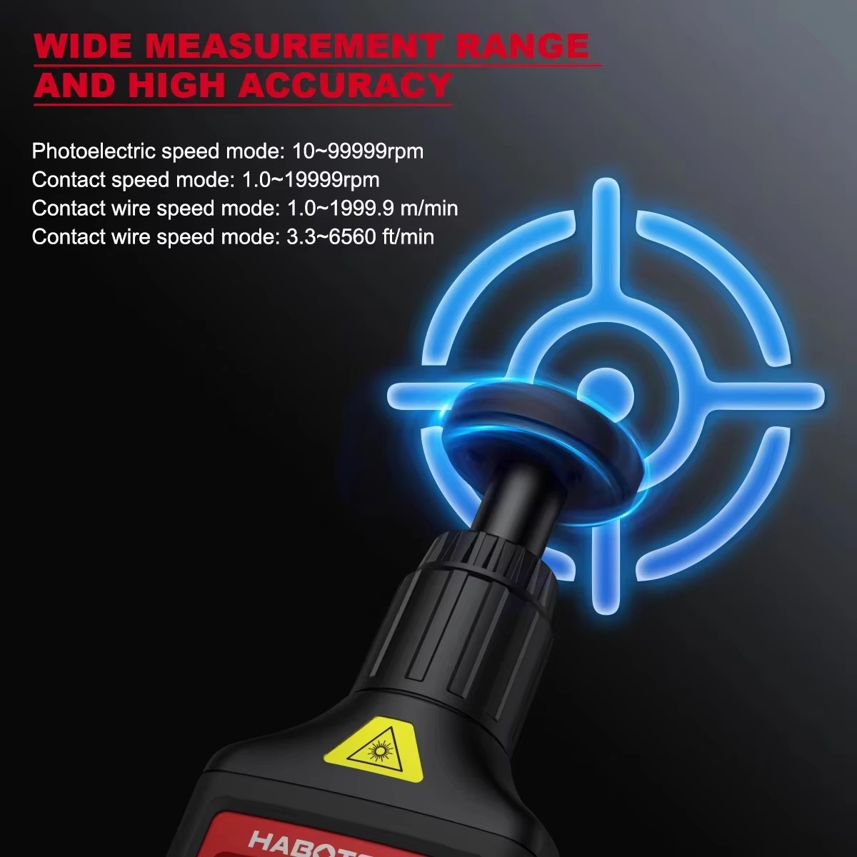 HABOTEST HT671 2-in-1 Digital  - Industrial Laser Tachometer ulasan dan harga