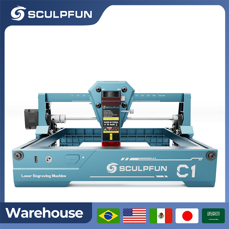 Sculpfun 3W C1 Mini Laser Engr - Industrial Laser Engraving Machine ulasan dan harga