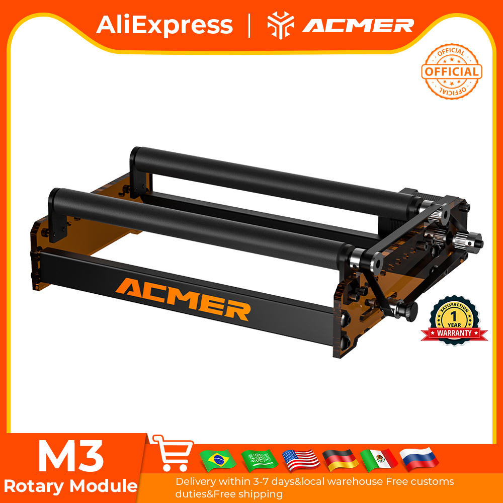 ACMER M3 Laser Rotary Roller 3 - Industrial Laser Engraving Machine ulasan dan harga