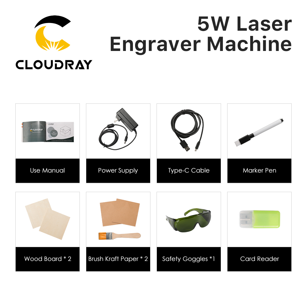 Cloudray Laser Engraver BM1 Ma - Industrial Laser Engraving Machine ulasan dan harga