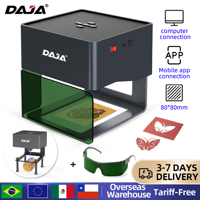 DAJA DJ6 Mini Portable Laser E - Industrial Laser Engraving Machine ulasan dan harga